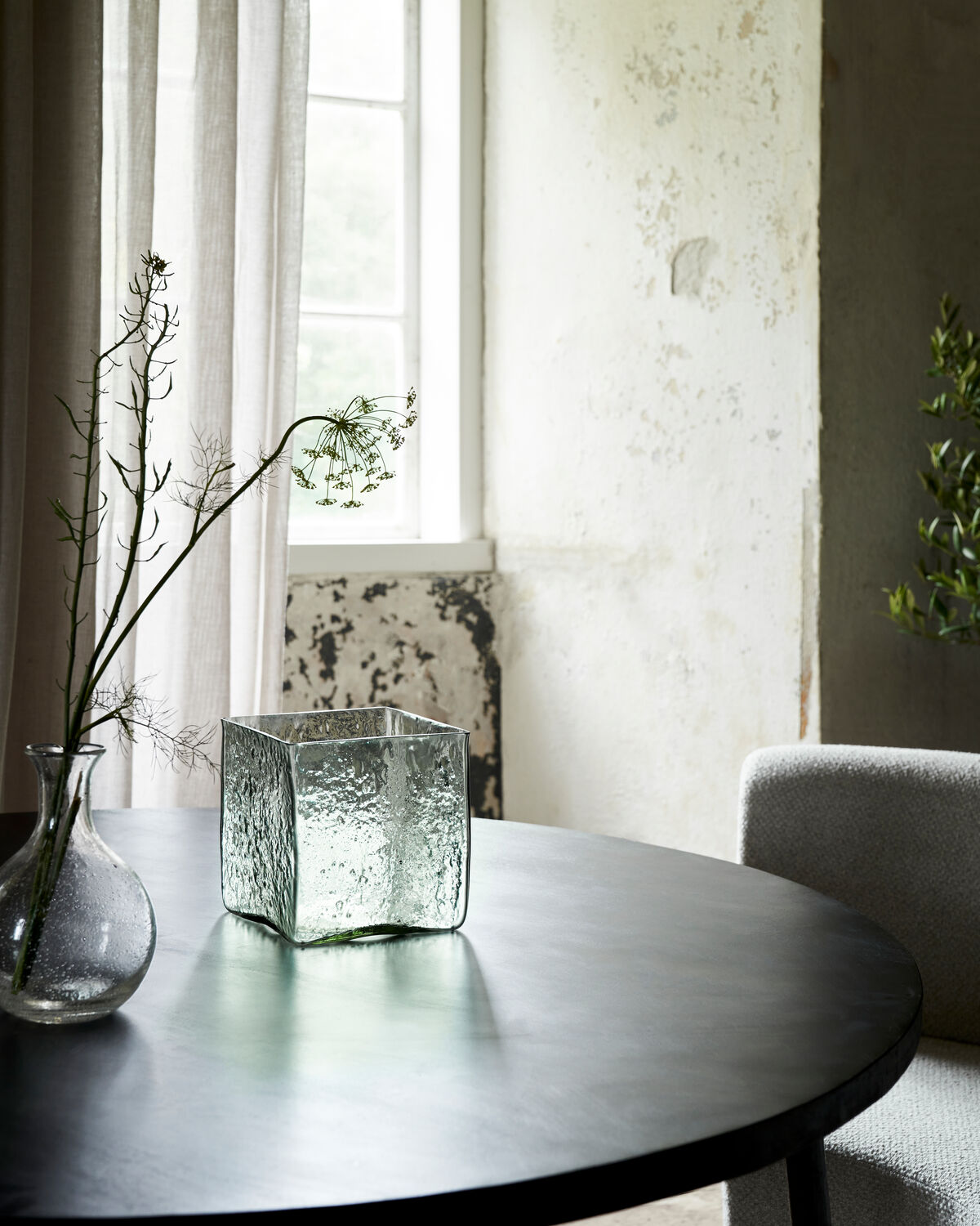 Vase, HDSquare, Hellblau
