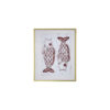 Wandobjekt, HDFish, Bordeaux