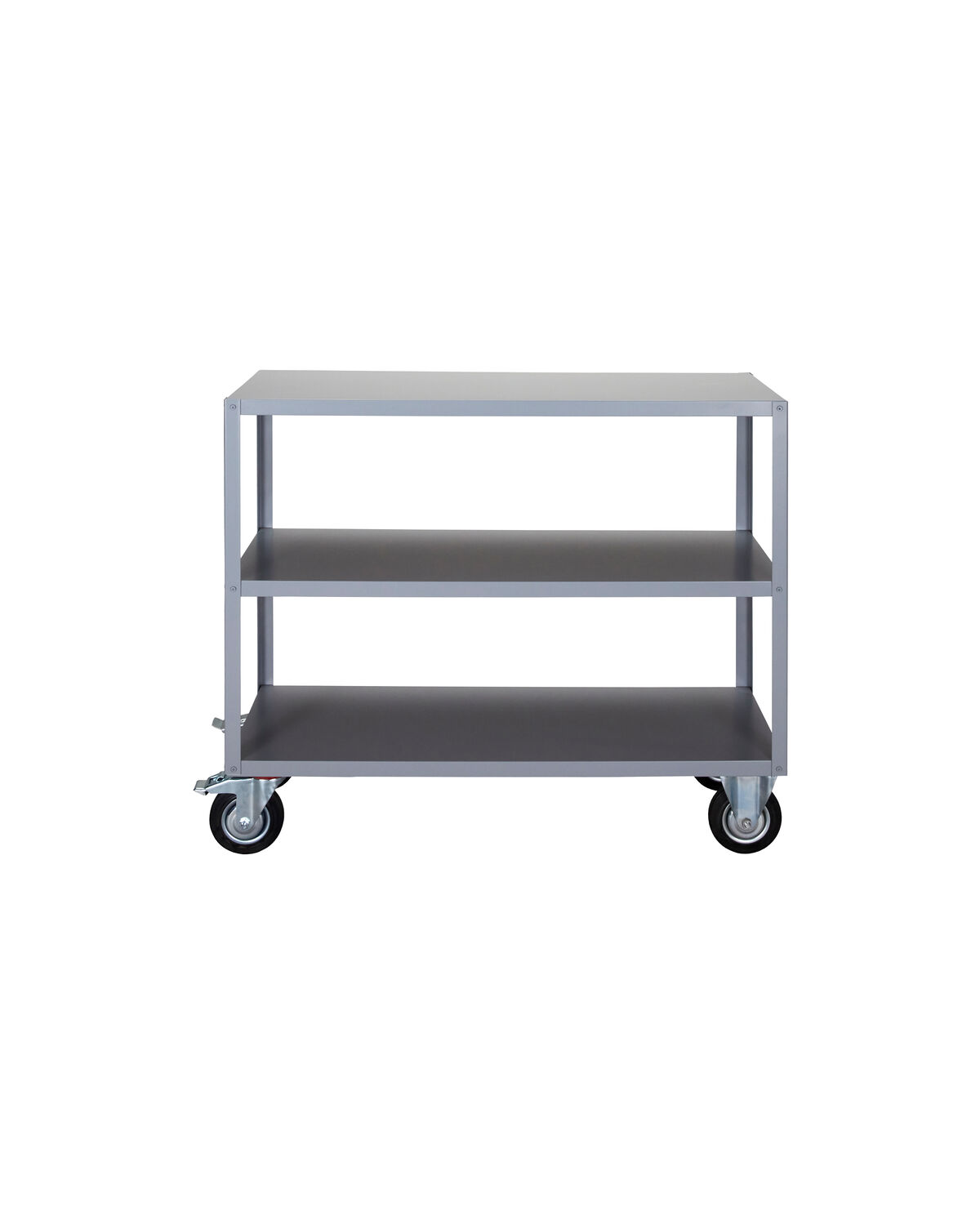 Regal mit 4 Rollen, HDTrolley, Grau