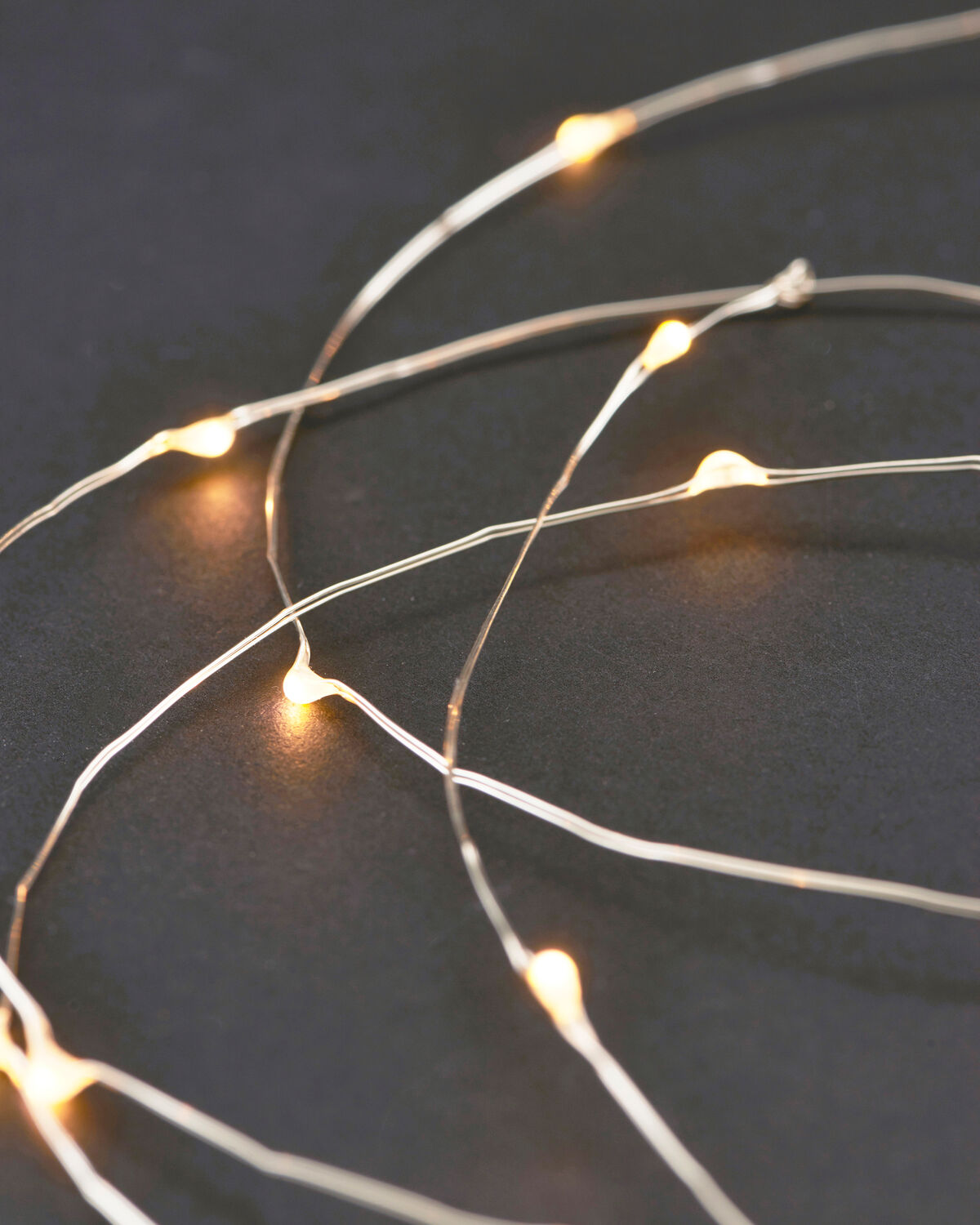 Lichterkette, HD10 m, Silber