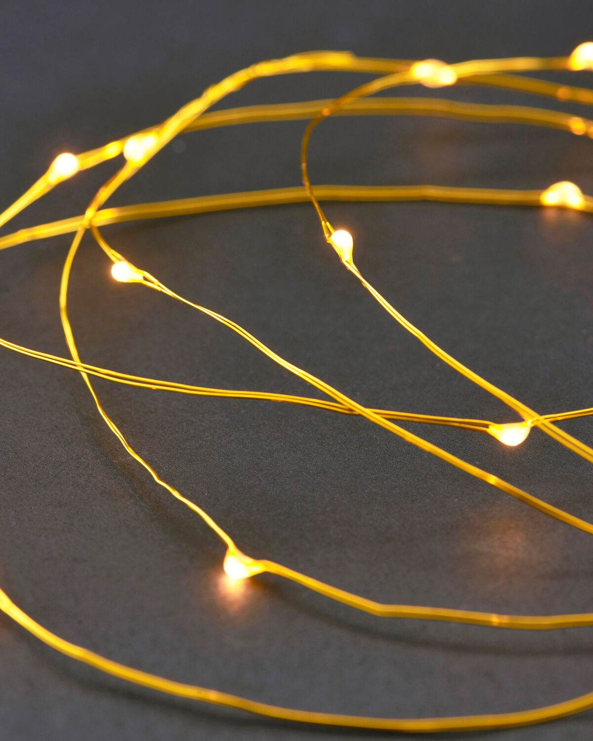 Lichterkette, HD10 m, Messing