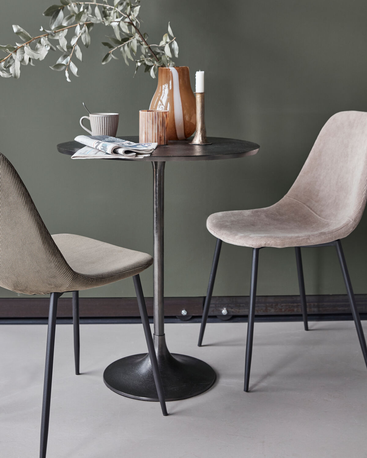 Café-Tisch, HDPan, Schwarz