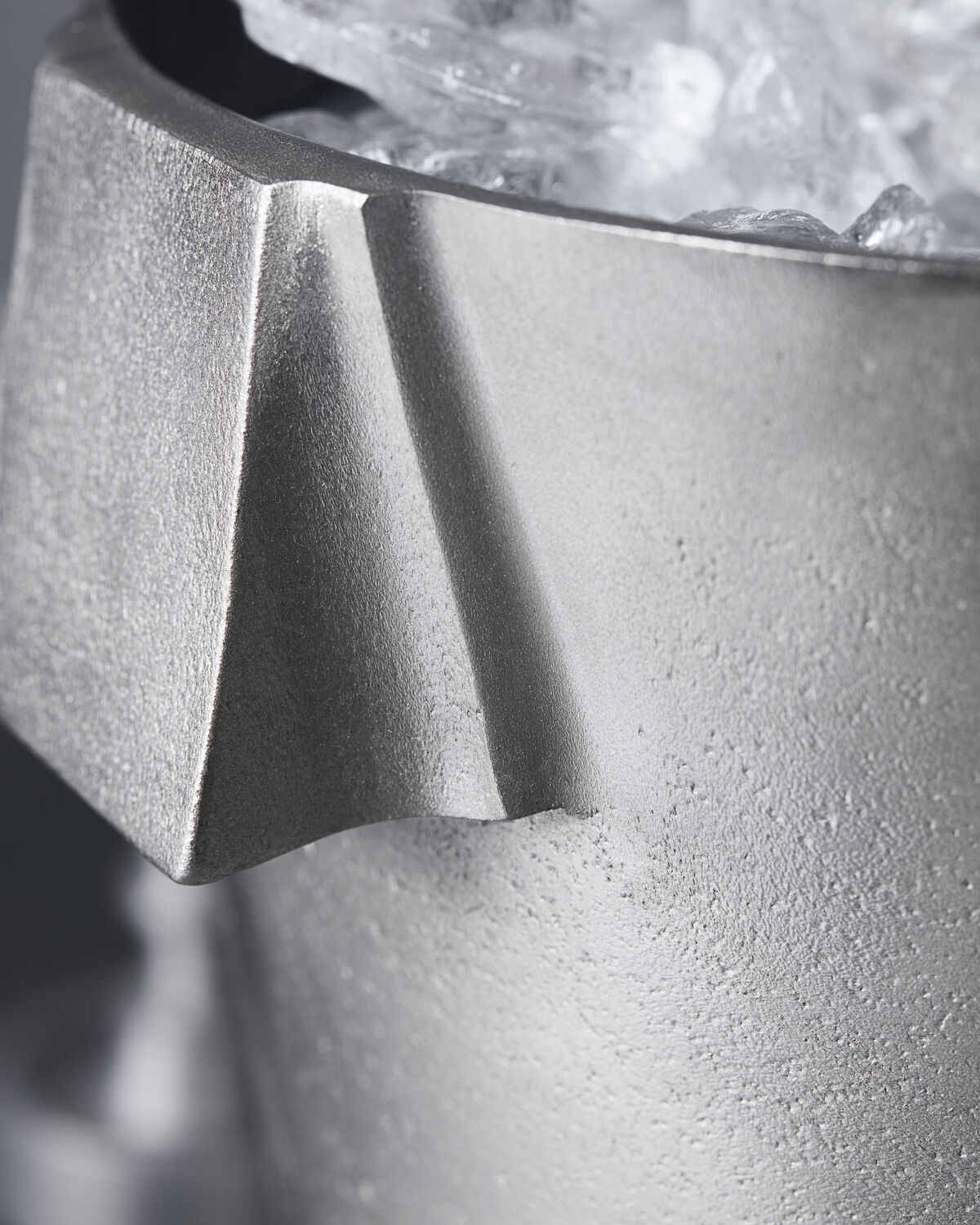 Weinkühler, HDBuck, Gebürstetes Silber