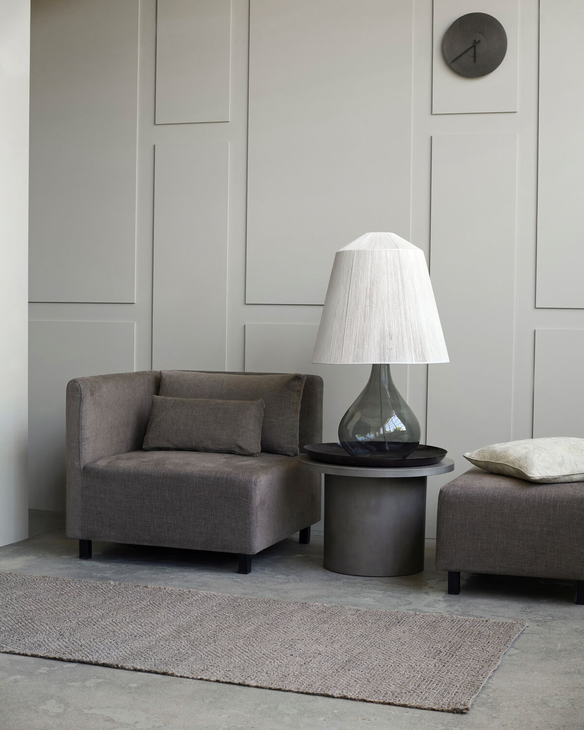 Sofa, HDHazel Night, Grau, Braun