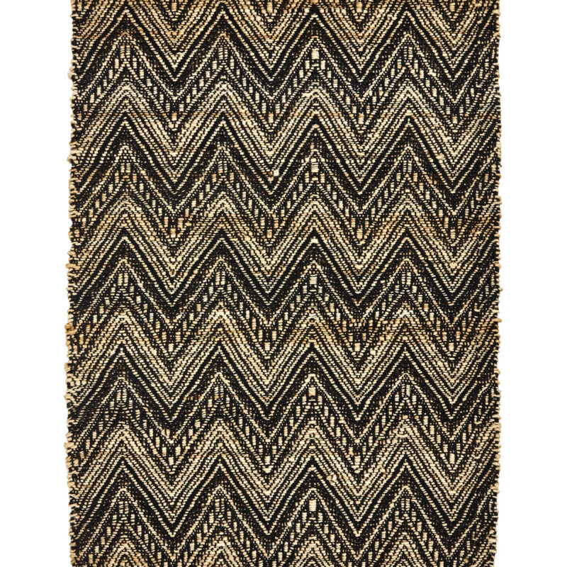 Teppich, HDMonta, Schwarz, Natur