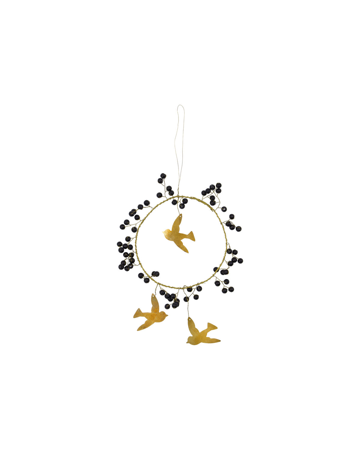 Weihnachtsschmuck, HDBird, Schwarz, Messing