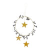 Weihnachtsschmuck, HDStar Ring, Schwarz, Messing