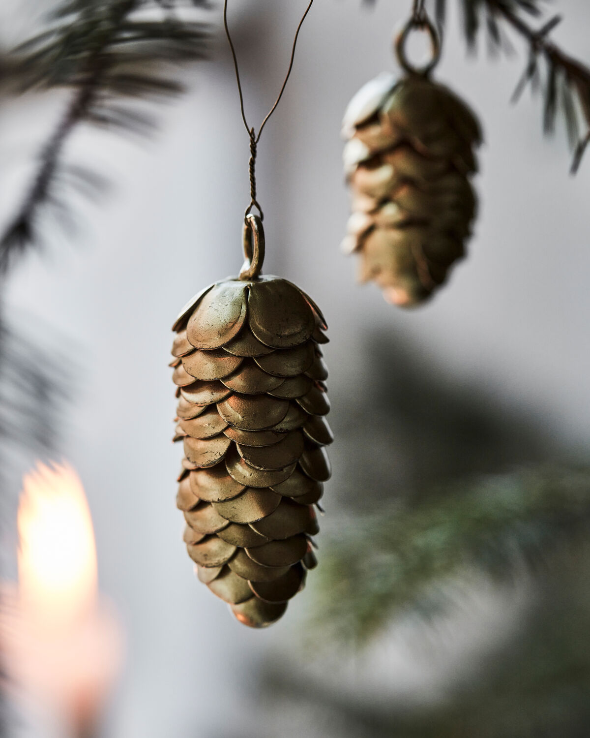 Weihnachtsschmuck, HDCone, Gold