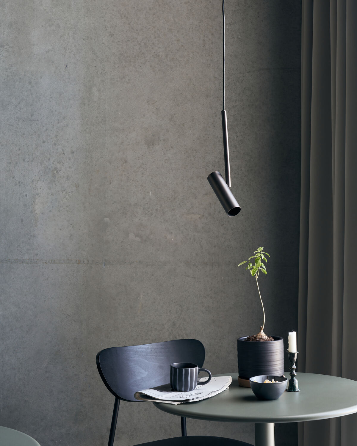 Lampe, HDNorm, Antikes Schwarz