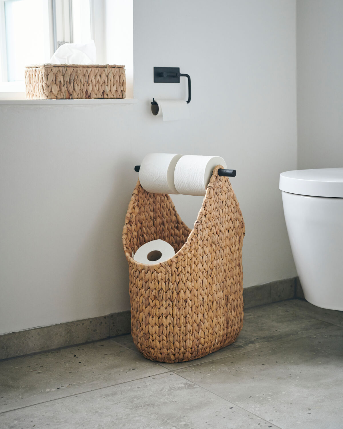 Toilettenpapierhalter, HDPaper, Natur
