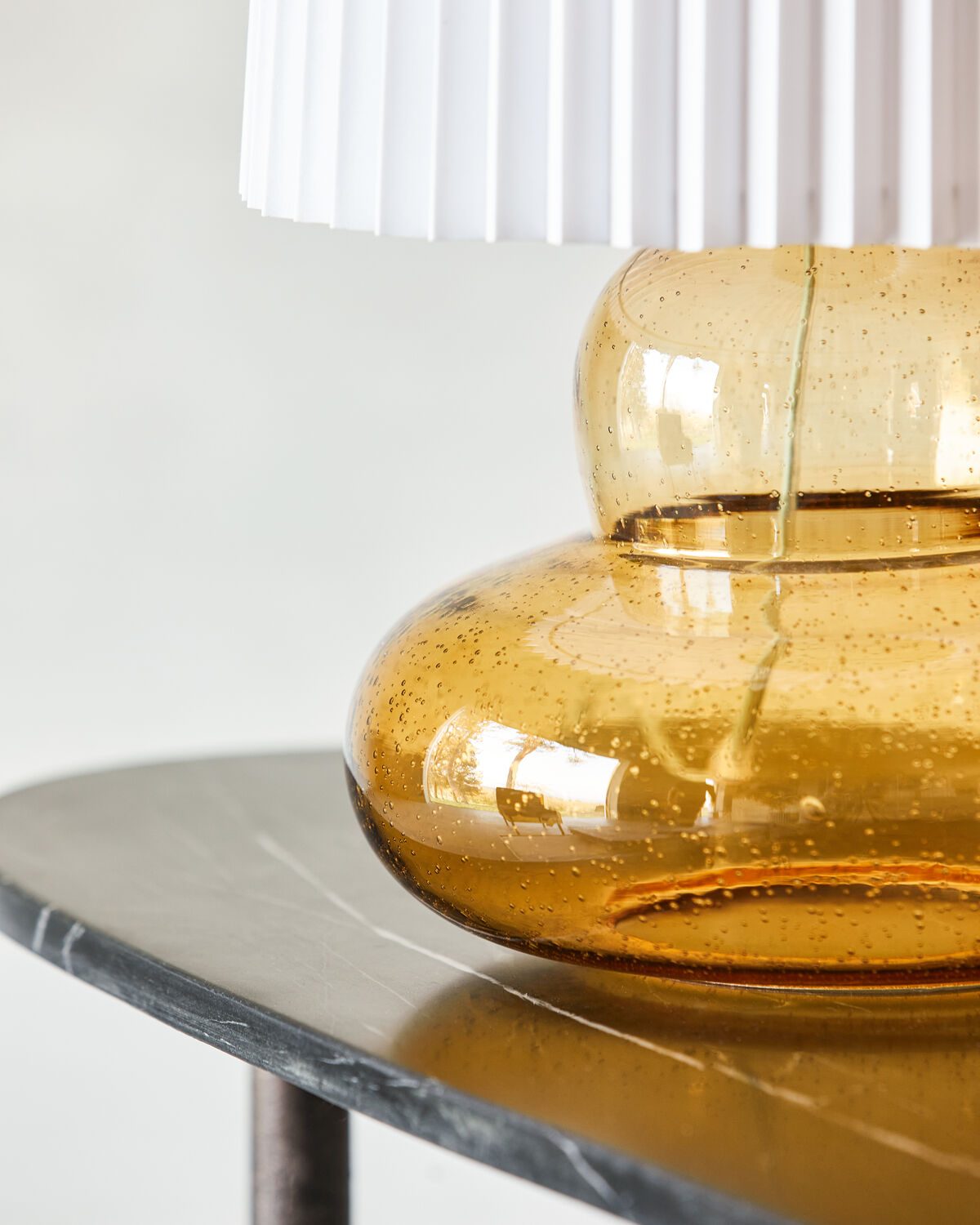 Tischleuchte inkl. Lampenschirm, HDRibe, Amber