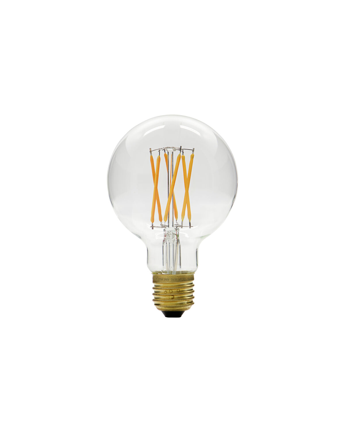 E27 LED-Lampe, HDGlobe, Klar