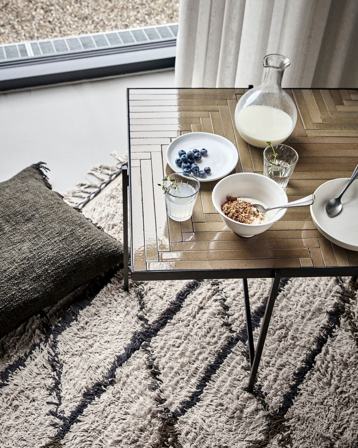 Beistelltisch, HDGrade, Beige