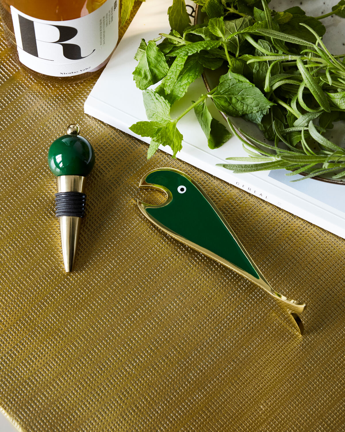 Cocktail Set, HDOpen, Gold, Grün