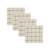 Servietten, HDJoin, Schwarz, Off-White