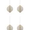 Weihnachtsschmuck, HDAlsta, Off-White, Gold