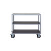 Regal mit 4 Rollen, MKTrolley, Grau