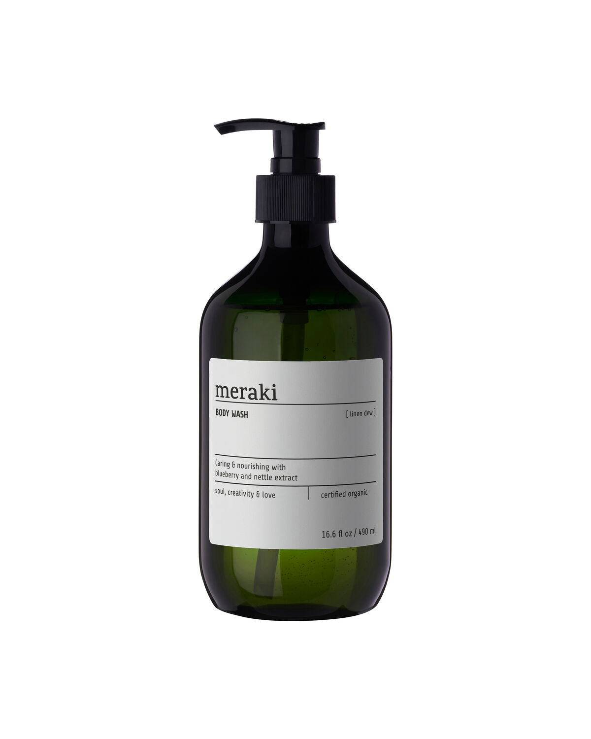 Body wash, Linen Dew, 490 ml