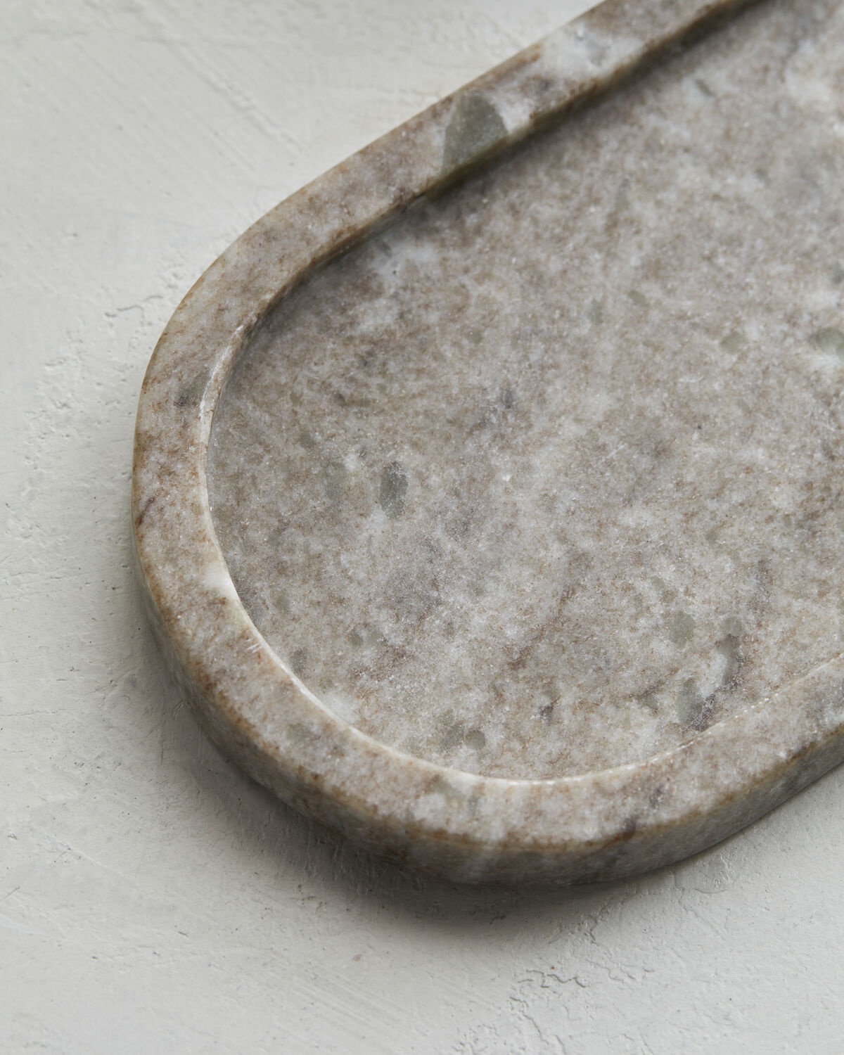 Tablett, MKMarble, Beige