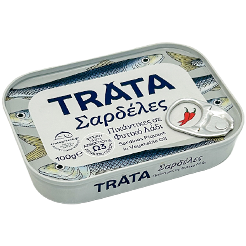 Sardinen pikant in Pflanzenöl Trata 100g – Bild 2