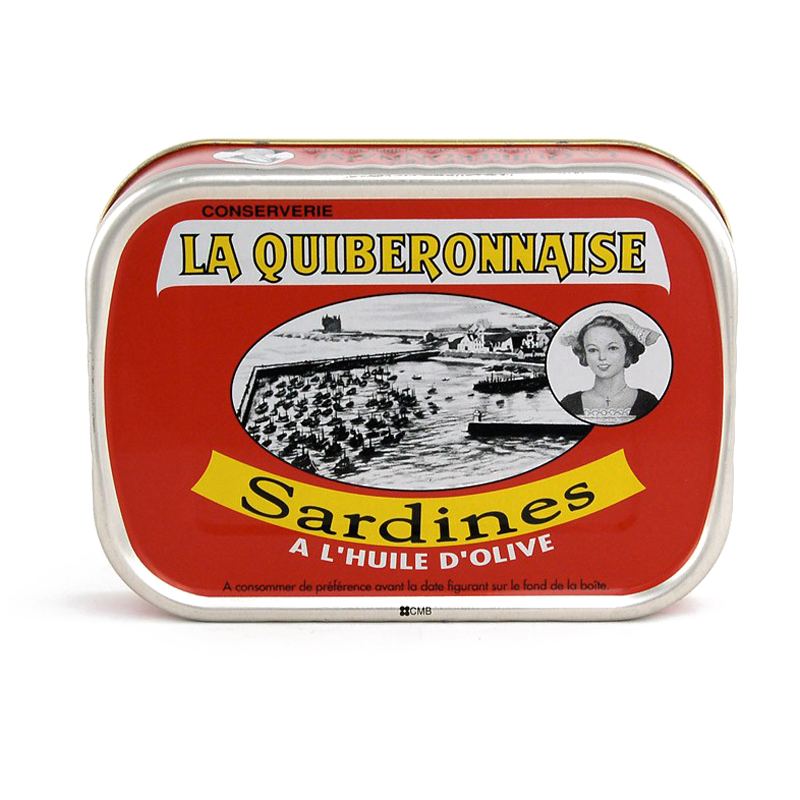 La Quiberonnaise — Sardinen in Olivenöl (4-6 Stück)
JAHRGANGSSARDINE