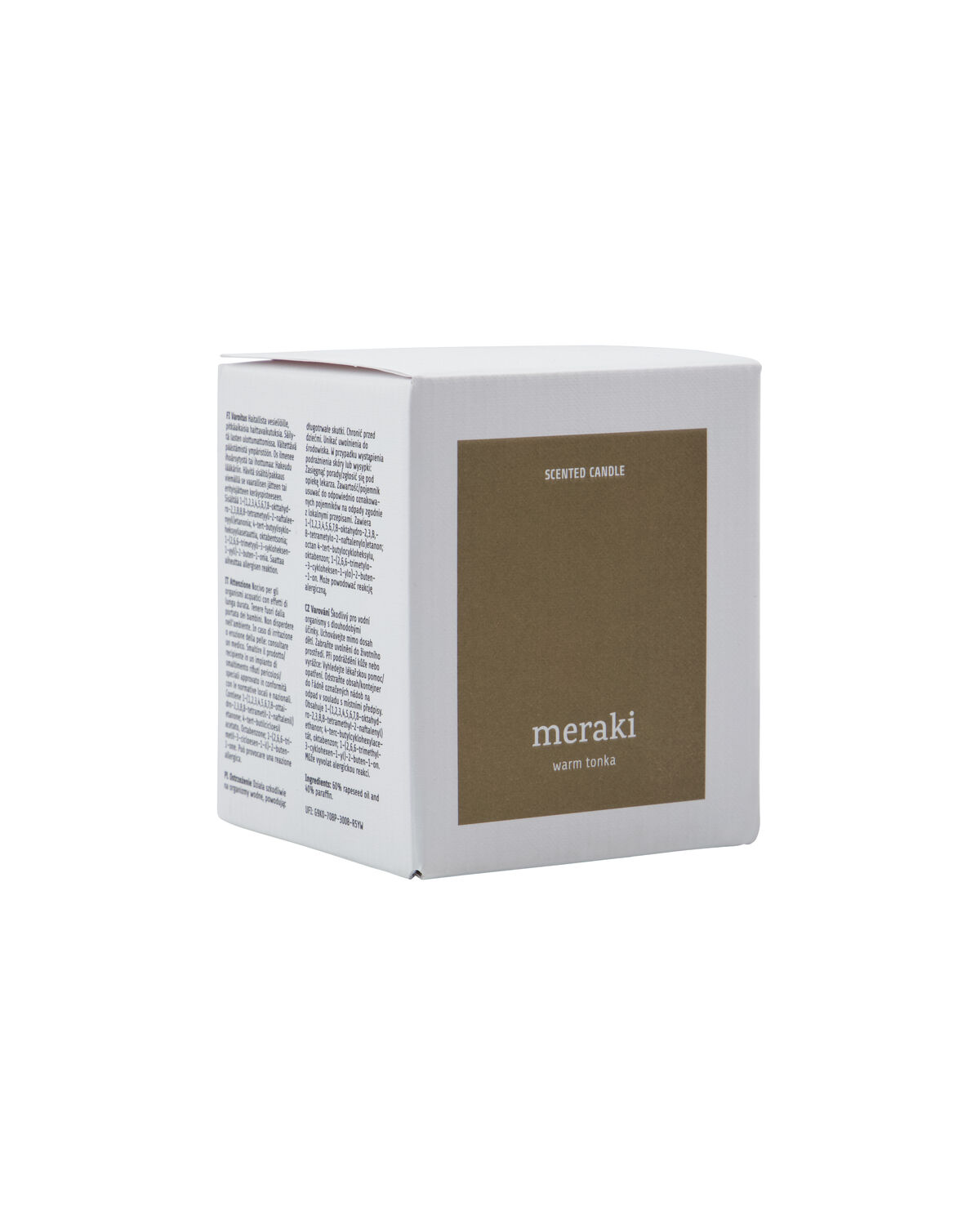 Scented candle, Warm Tonka, 200 g