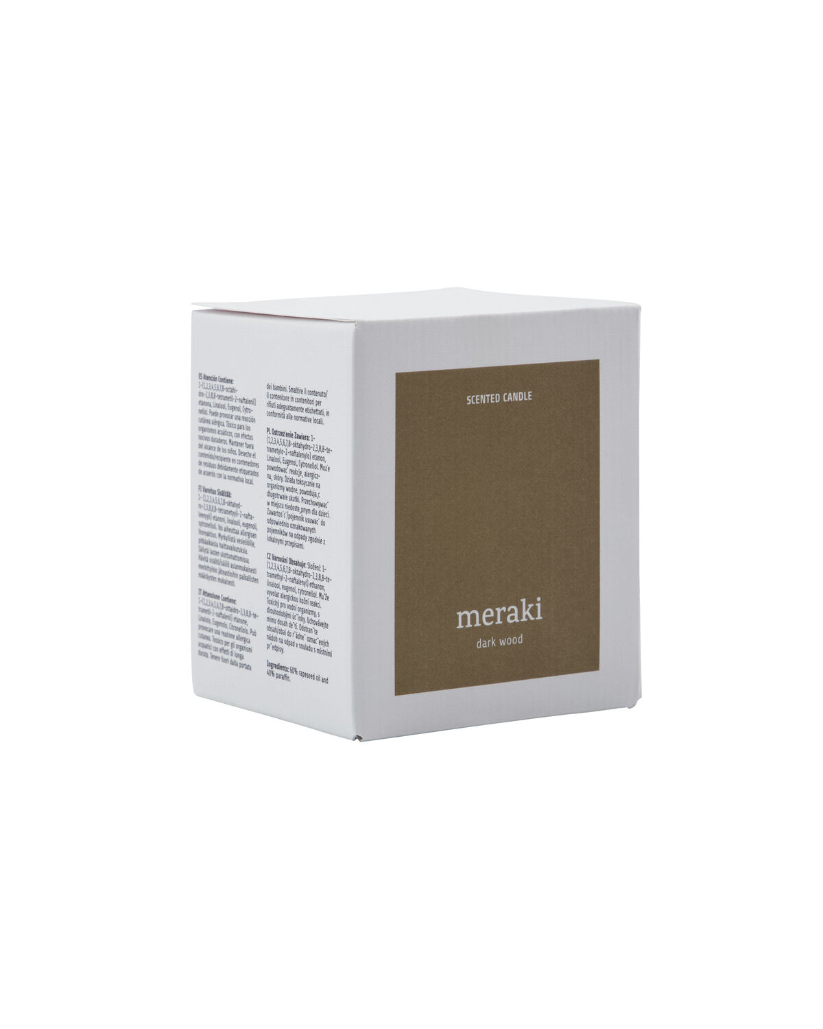 Scented candle, Dark Wood, 200 g