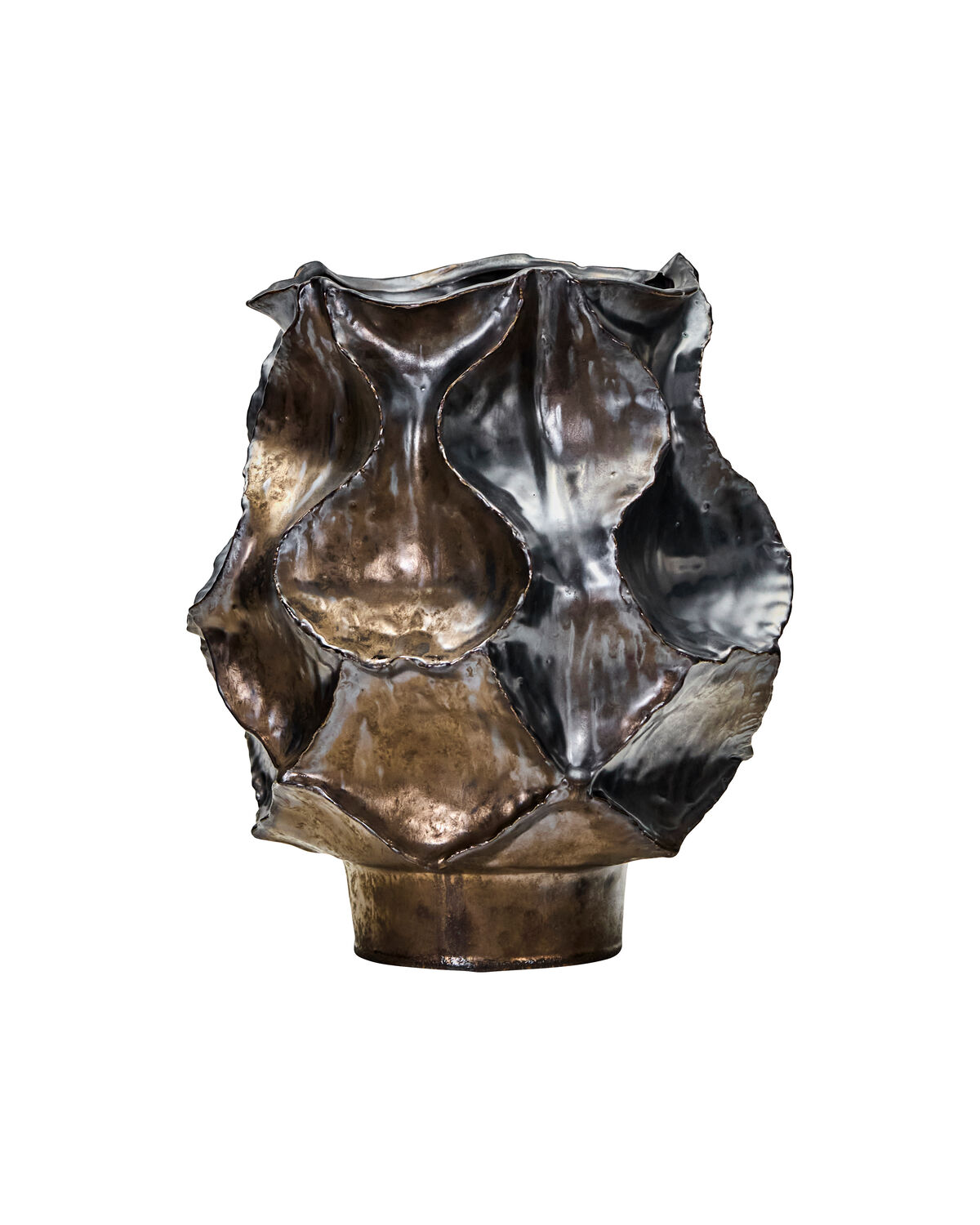 Vase, HDWaves, Antik-Metall