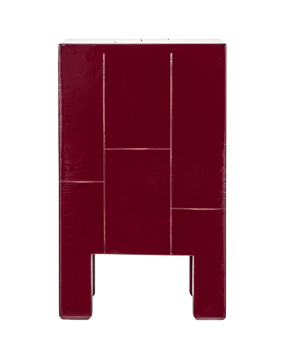 Beistelltisch, HDBrick, Rot