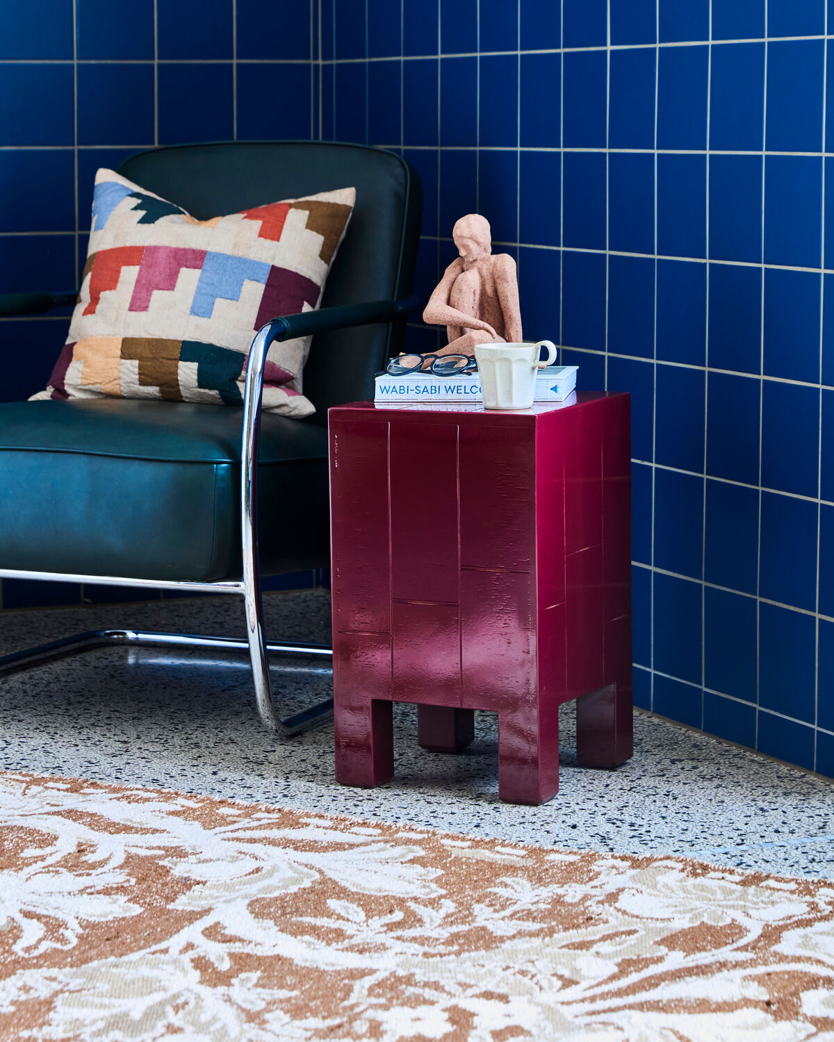 Beistelltisch, HDBrick, Rot