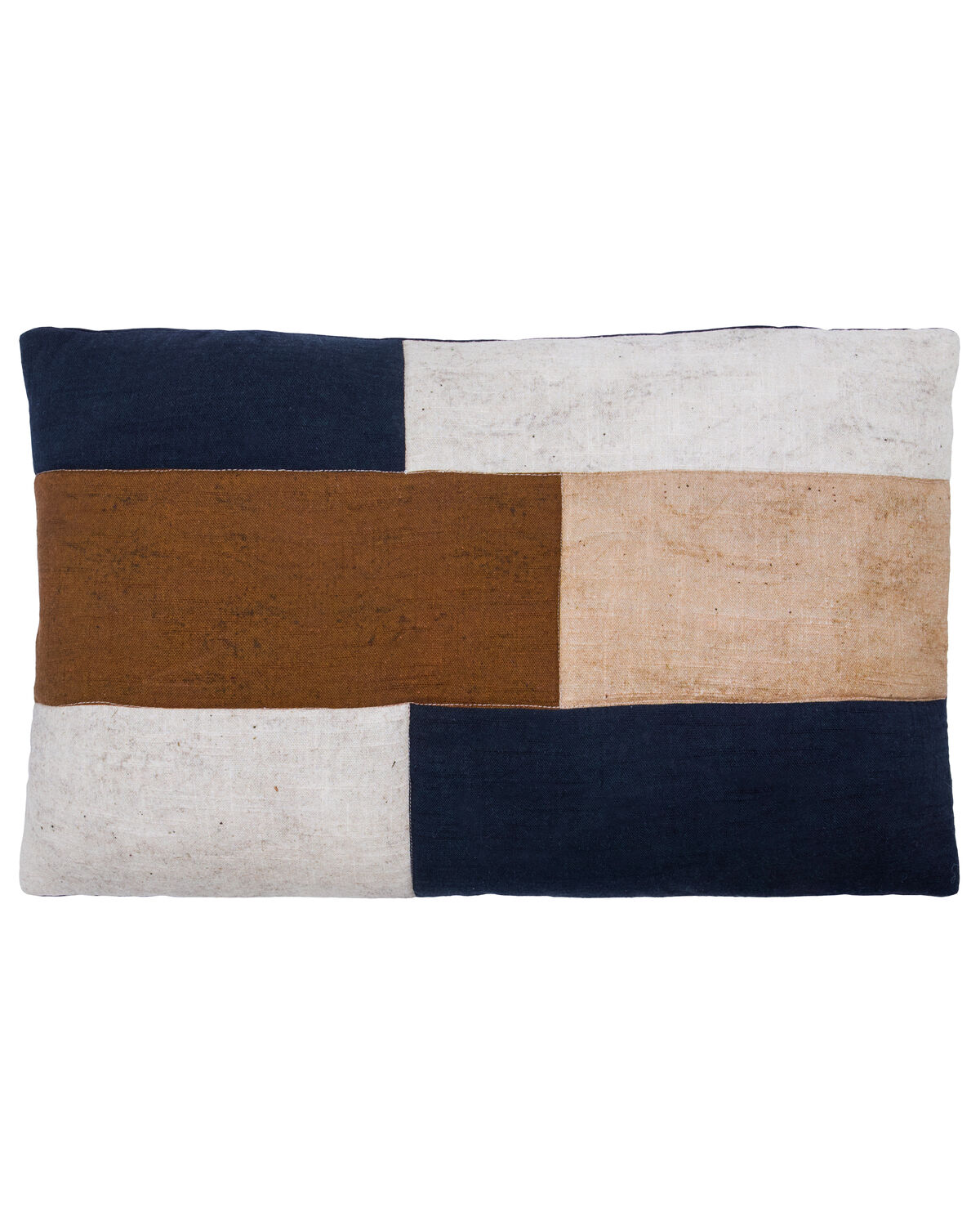Kissenbezug, HDPatch, Schwarz, Sand, Braun
