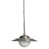Lampe, HDCoin, Gebürstetes Silber-Finish, Mattweiß