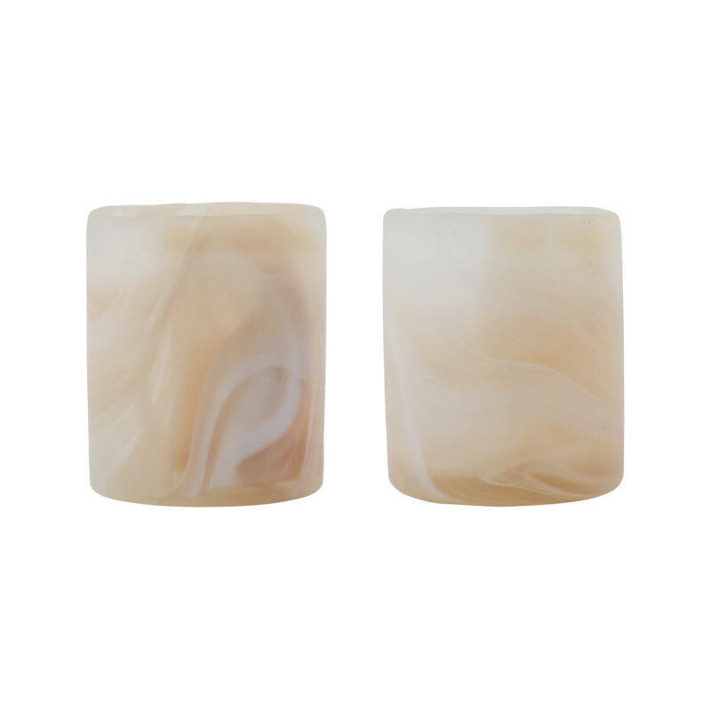 Teelichthalter, HDKae, Beige