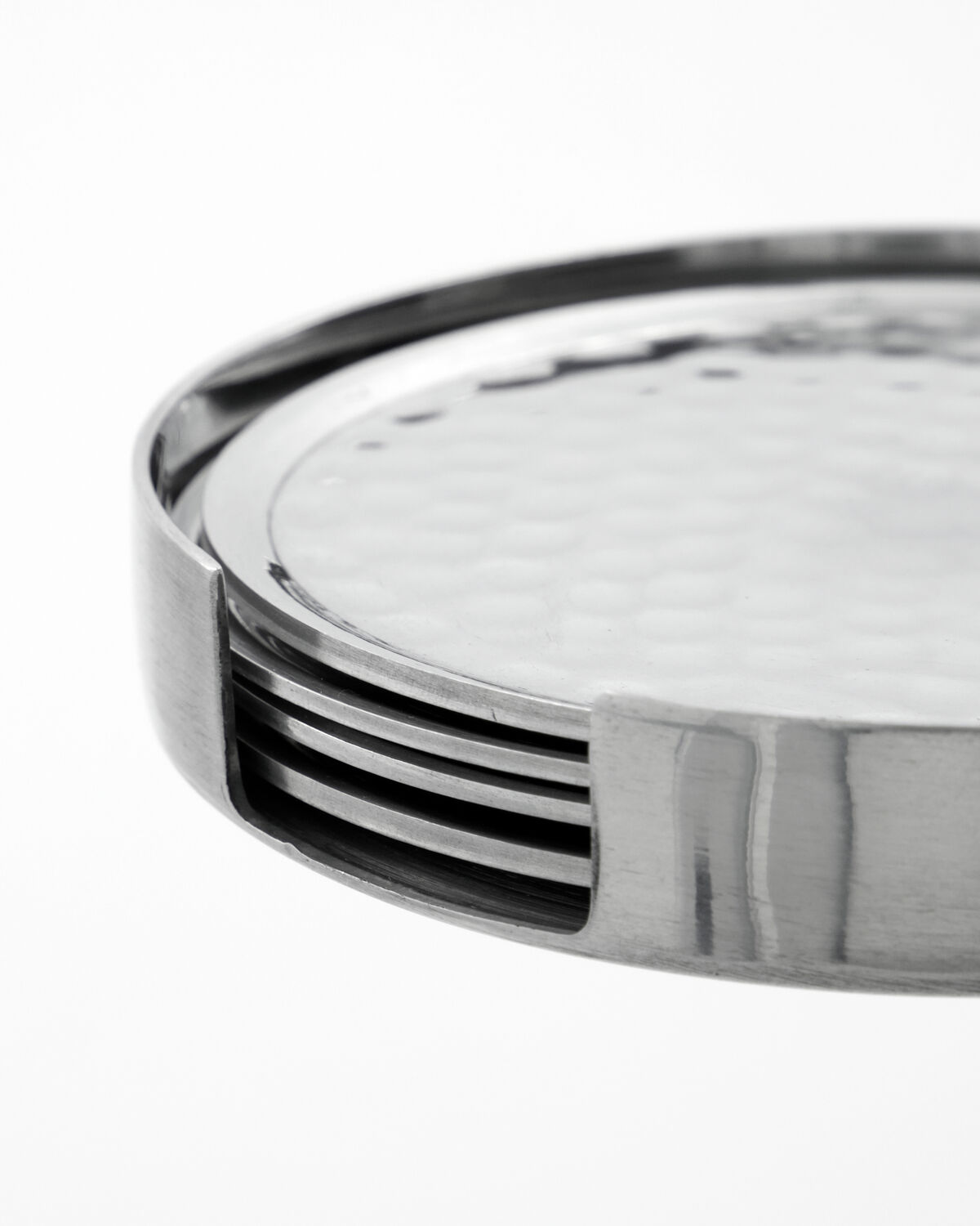 Coasters, HDCoaster, Silber-Finish