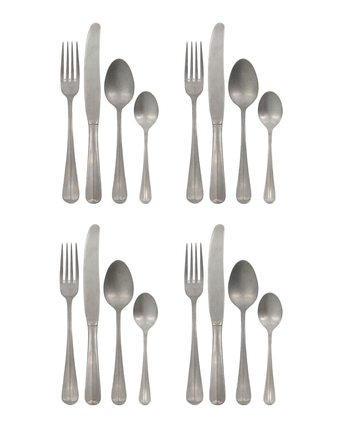 Besteckset, HDMora, Silber-Finish