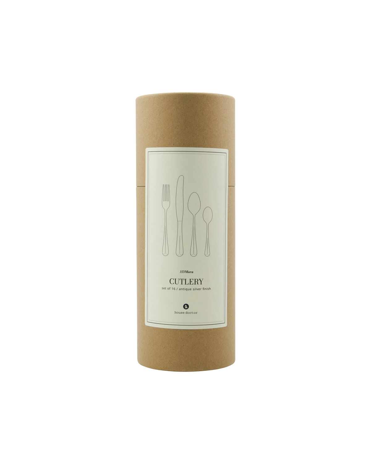 Besteckset, HDMora, Silber-Finish