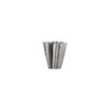 Vase, HDFlood, Gebürstetes Silber-Finish