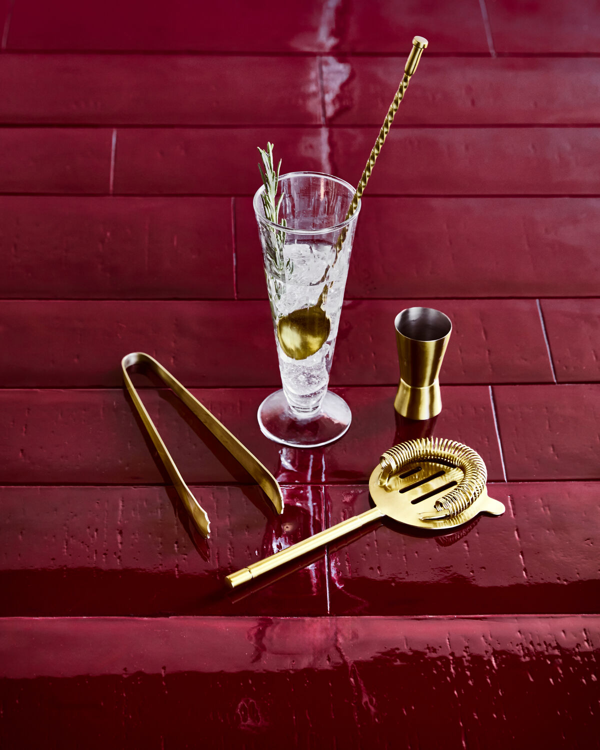 Bar-Zubehör, HDKett, Antikes Messing-Finish