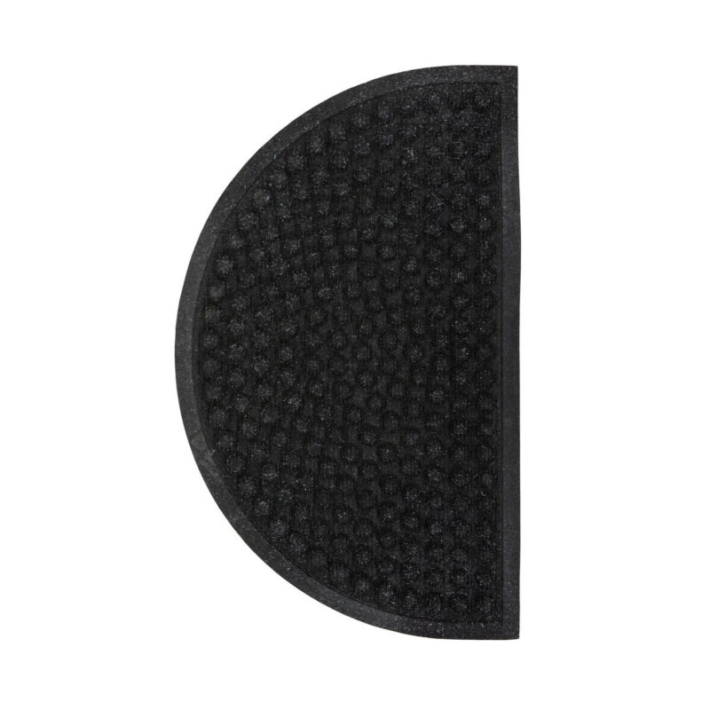 Fußmatte, HDEntry, Half Round, Schwarz