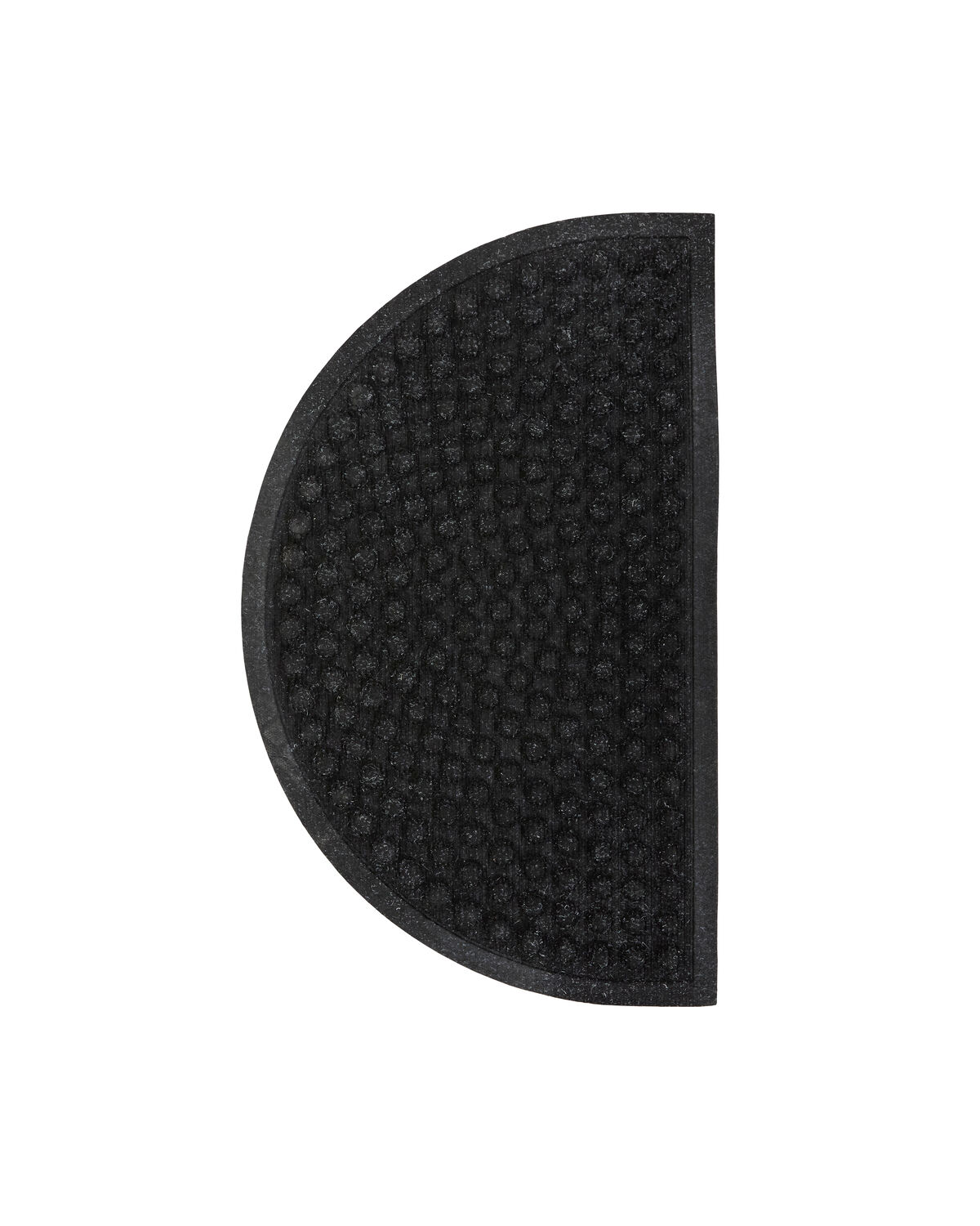 Fußmatte, HDEntry, Half Round, Schwarz