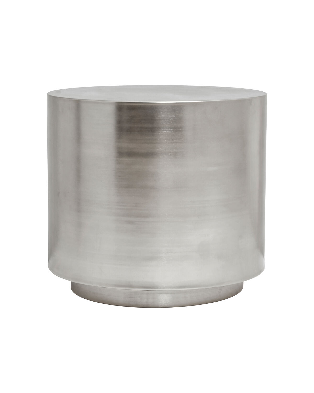 Beistelltisch, HDStep, Gebürstetes Silber-Finish