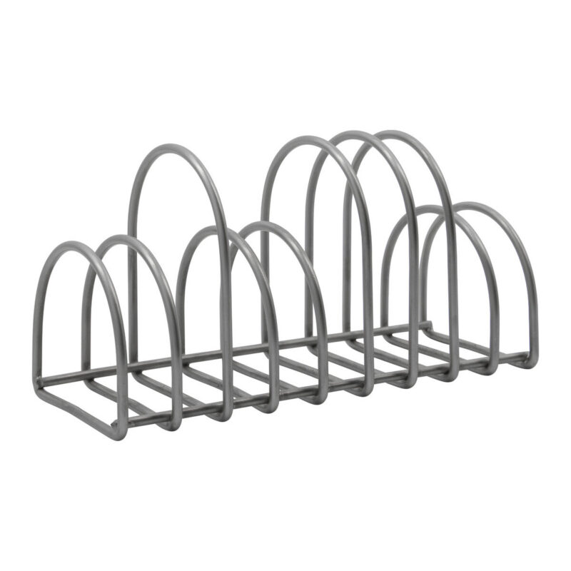Organizer, HDPampi, Gebürstetes Silber-Finish