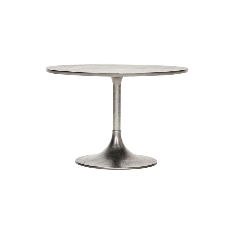 Beistelltisch, HDPan, Silber-Finish