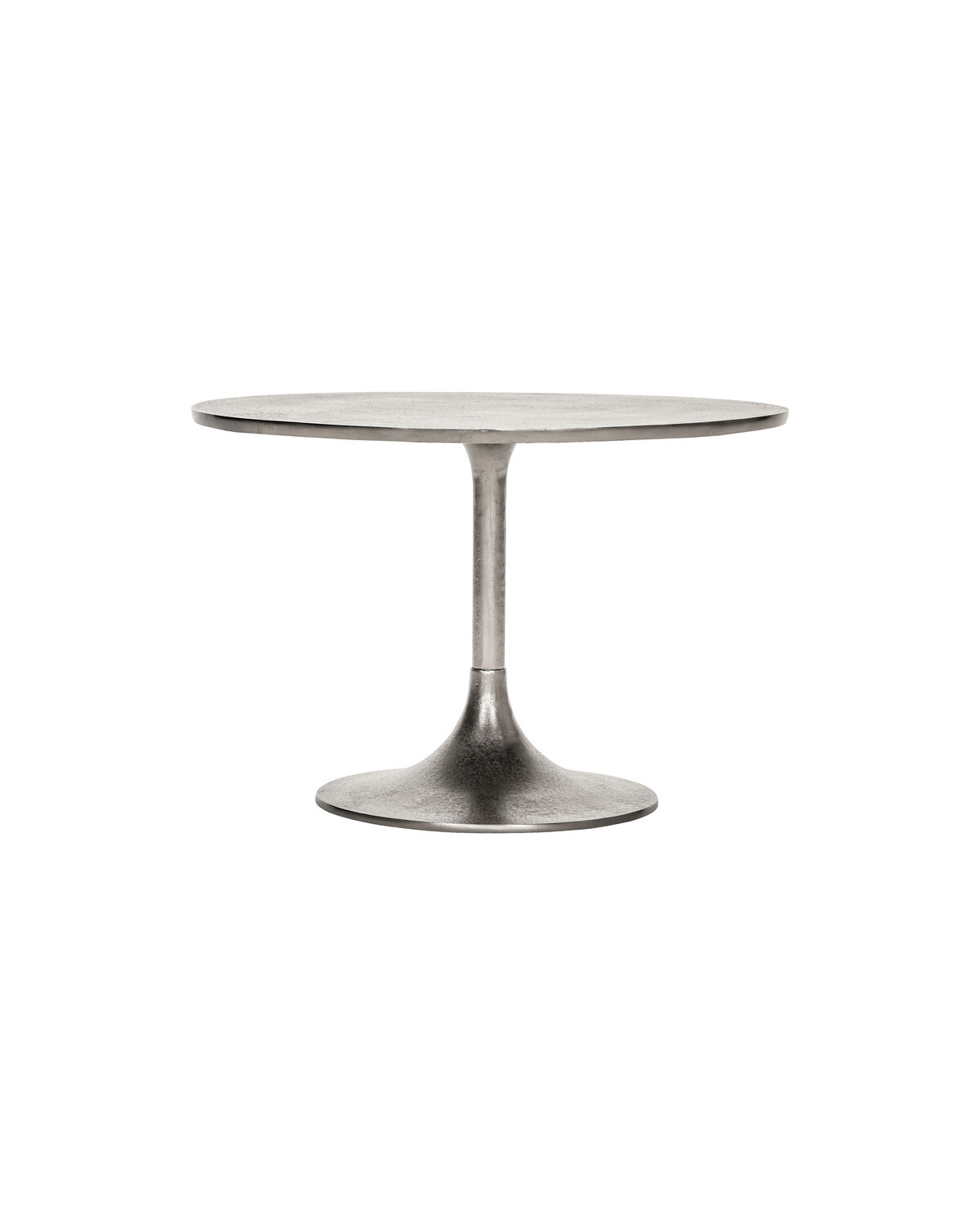 Beistelltisch, HDPan, Silber-Finish