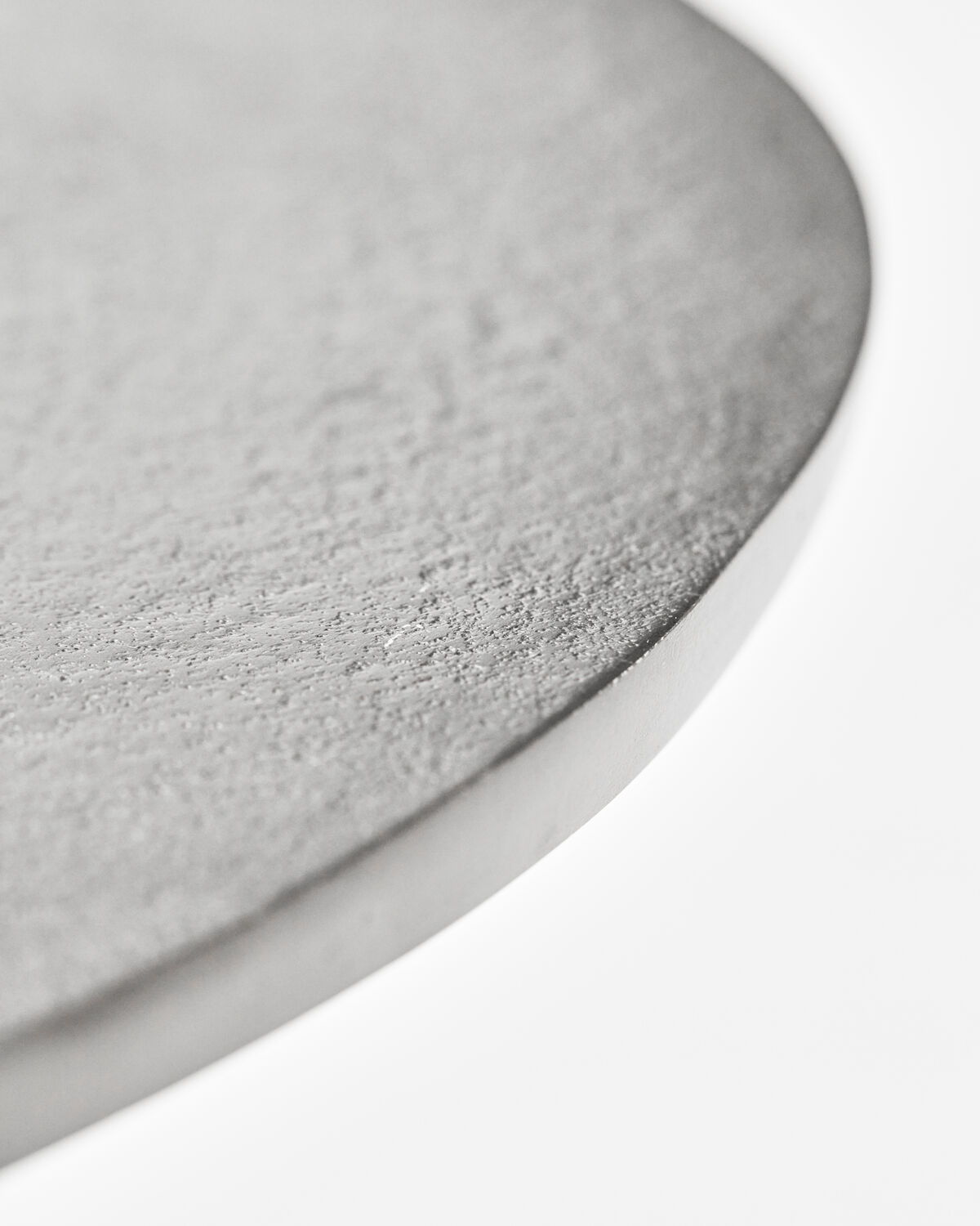 Beistelltisch, HDPan, Silber-Finish