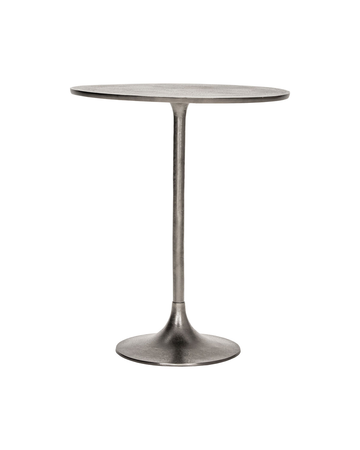 Café-Tisch, HDPan, Silber-Finish