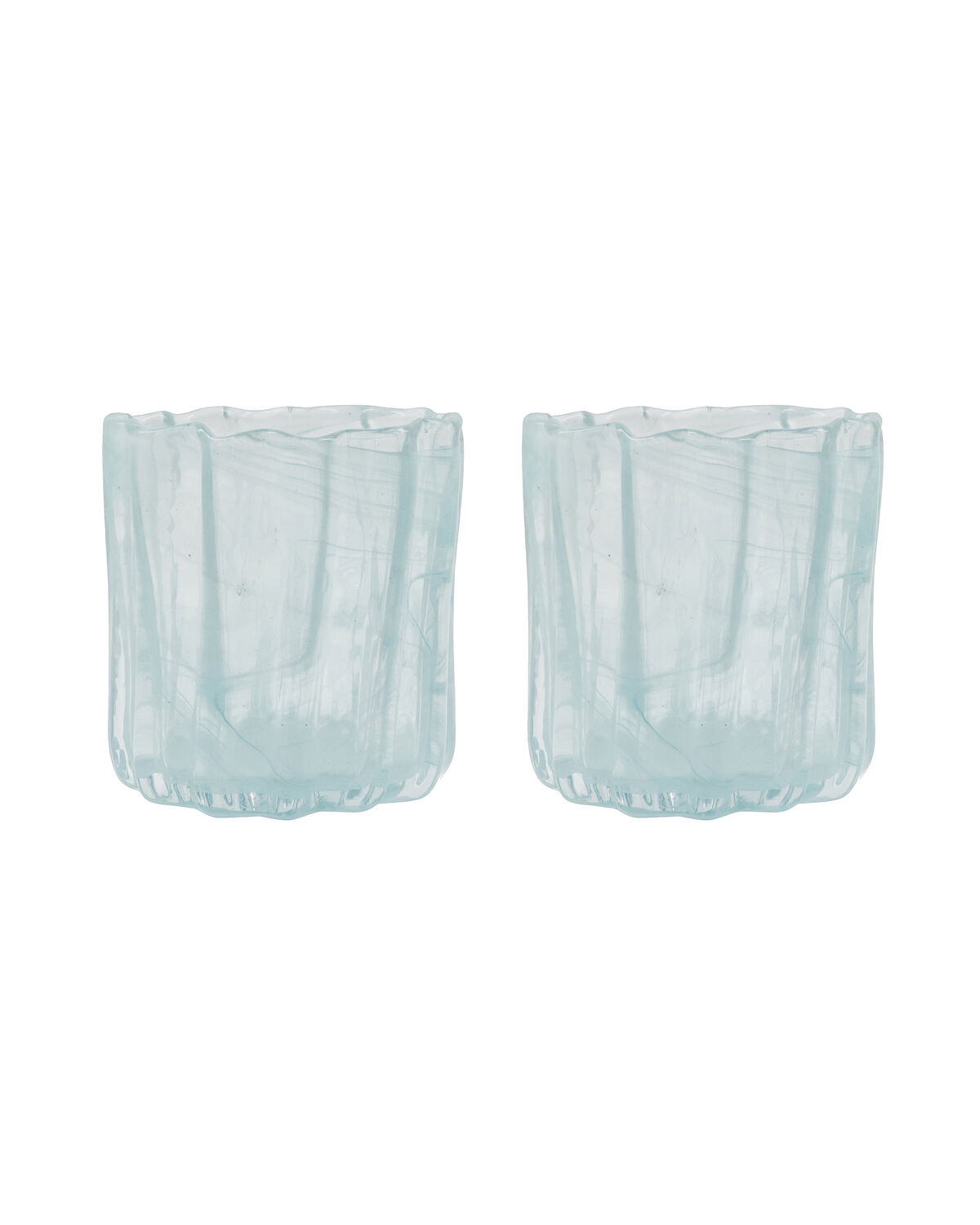 Teelichthalter, HDCurl, Blau