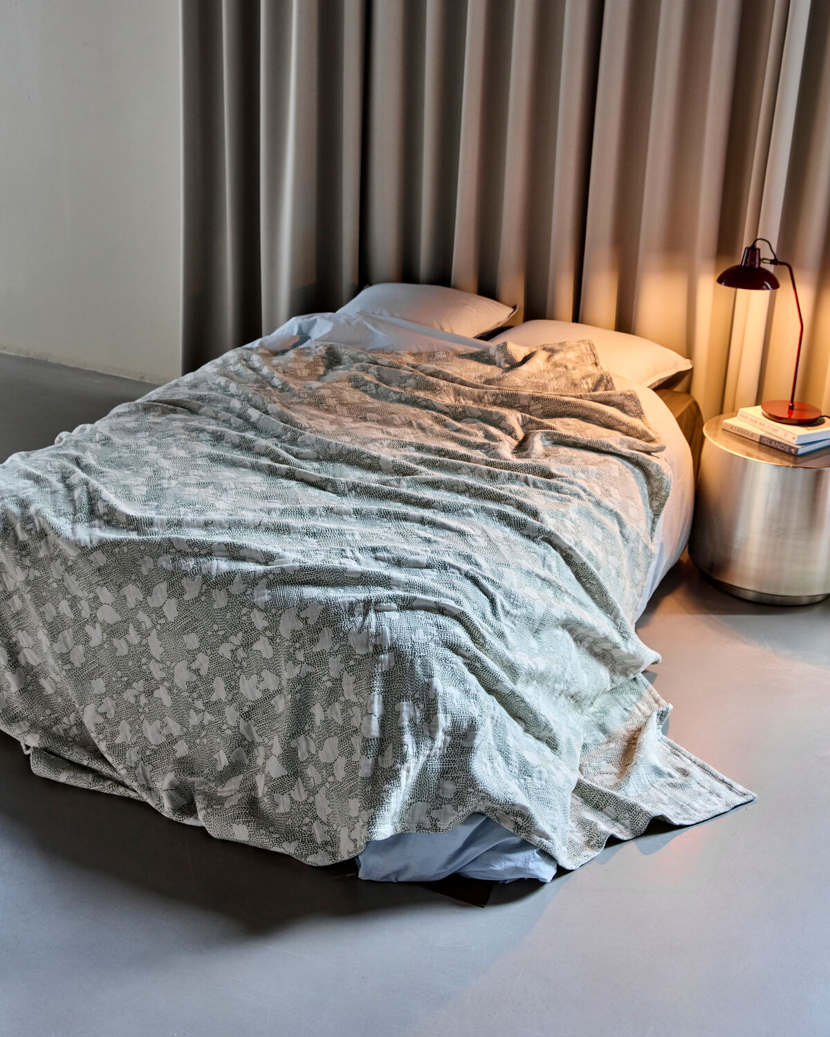 Tagesdecke, HDMori, Off-White, Khaki