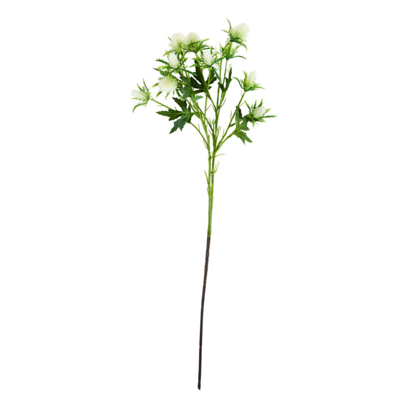 Artificial flower, HDEryngium, Weiß