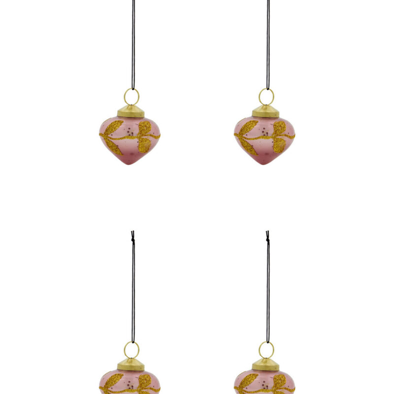 Weihnachtsschmuck, HDAmore, Rosa